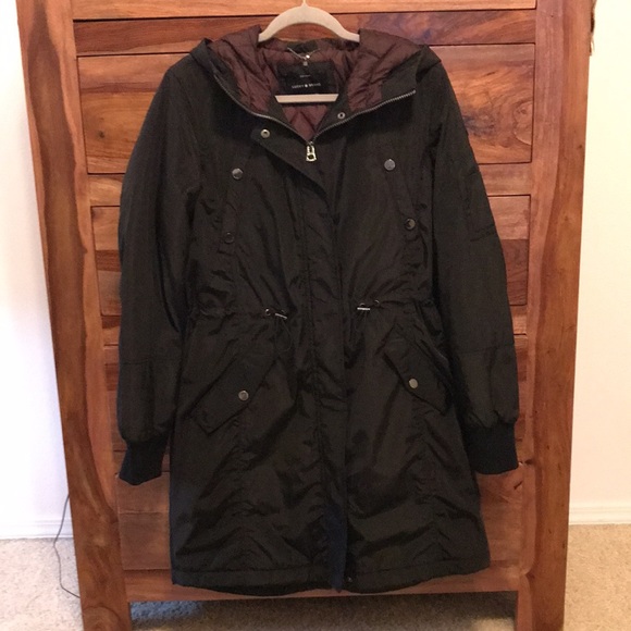 Lucky Brand cinched waist insulated coat - Picture 3 of 16